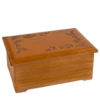 Autumn Leaves Wood Cremation Urn III