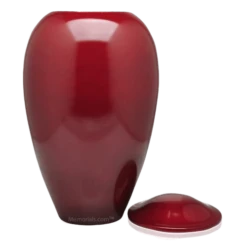 Classic Red Metal Cremation Urn -Urns Sales Store Classic Red Metal Cremation Urn Opening 1529401053 20191022002838 2