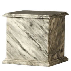 Gray Ivory Eternity Marble Cremation Urn
