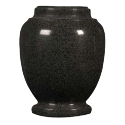Green Traditional Granite Cremation Urn