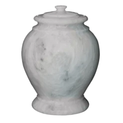 Antique White Marble Urn II