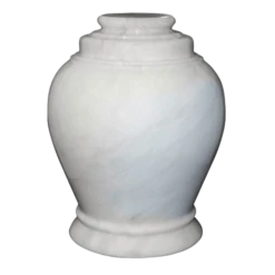 Antique White Marble Urn
