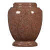 Morning Rose Granite Cremation Urn