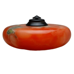 Winds Orange Alabaster Cremation Urn