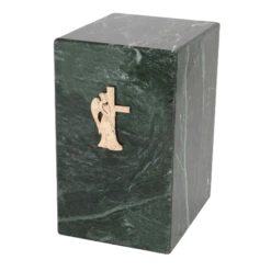 Nostalgia Green Marble Cremation Urn