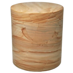 Noble Teak Marble Cremation Urn