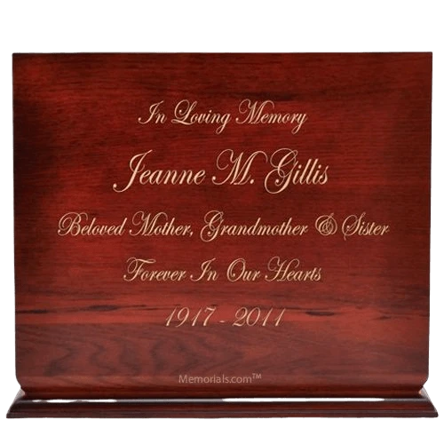 Exiguous Wood Cremation Urn 2 Exiguous Wood Cremation Urn - Image 2