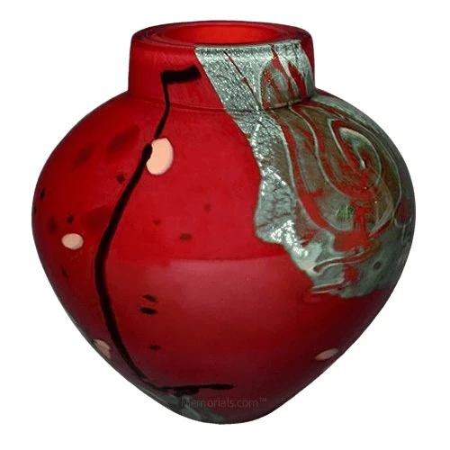 Lava Glass Cremation Urn 1 Lava Glass Cremation Urn
