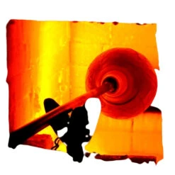 Burgundy Crackle Glass Cremation Urn -Urns Sales Store product Making the Glass Urn 1501012326 20191019225001 2