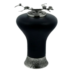 Onyx Rose Glass Cremation Urn