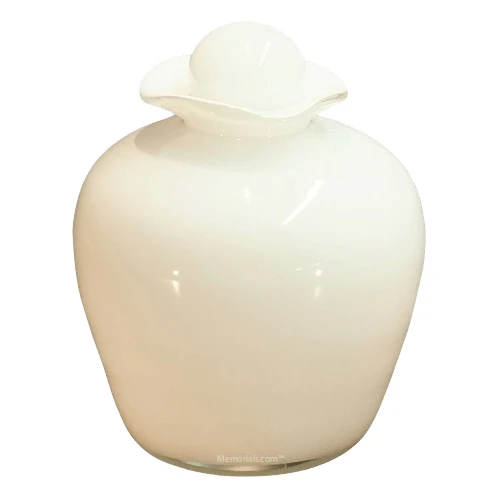 Pure Glass Cremation Urn 1 Pure Glass Cremation Urn