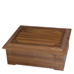 Renaissance Wood Cremation Urn II