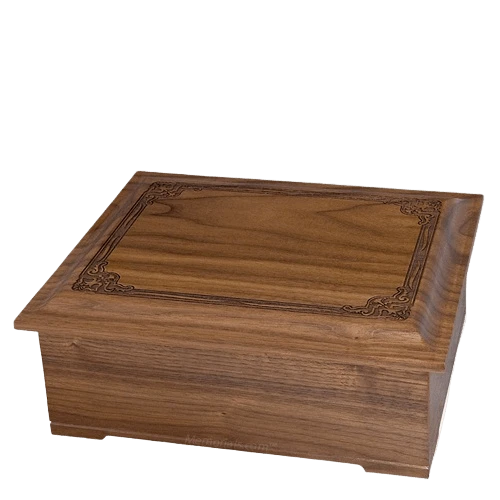 Renaissance Wood Cremation Urn II 1 Renaissance Wood Cremation Urn II