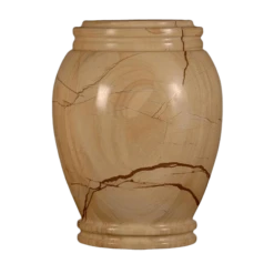 Teakwood Traditional Marble Cremation Urn