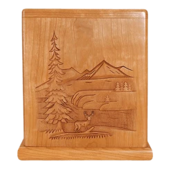 Deer Cherry Cremation Urn