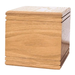 Simplicity Oak Wood Cremation Urn