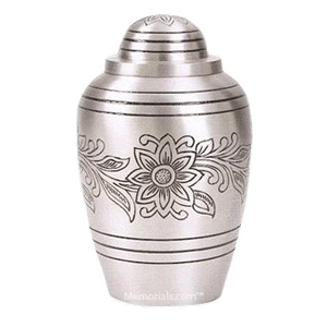Pewter Bouquet Cremation Urn 1 Pewter Bouquet Cremation Urn