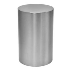 Cylinder Silver Cremation Metal Urn