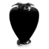 Black Pearls Glass Cremation Urn