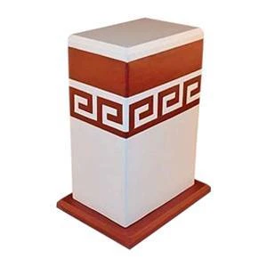 Fret Tower Cremation Urn 1 Fret Tower Cremation Urn
