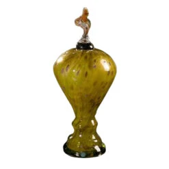 Monza Gold Glass Cremation Urn