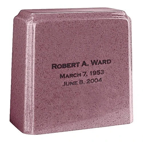 Morning Rose Cultured Marble Urn 1 Morning Rose Cultured Marble Urn