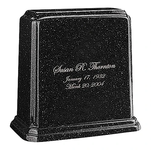 October Nights Cultured Marble Urn 1 October Nights Cultured Marble Urn