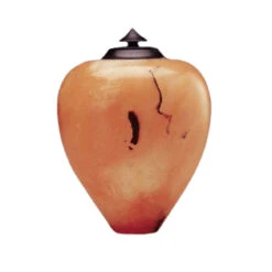 Life Orange Alabaster Cremation Urn
