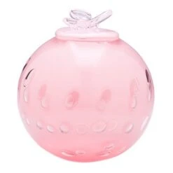 Papillon Pink Glass Urn
