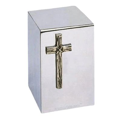 Rugged Cross Steel Cremation Urn 1 Rugged Cross Steel Cremation Urn
