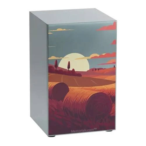 Sunrise Niche Metal Urn 1 Sunrise Niche Metal Urn