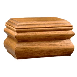 Traditional Wood Cremation Urn 1 Traditional Wood Cremation Urn